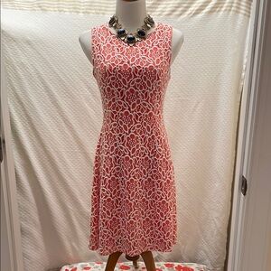 Floral Lace Sleeveless Dress